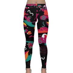 Colorful Abstract Art  Classic Yoga Leggings by Valentinaart