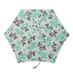 Green Elegance Mini Folding Umbrellas by Valentinaart