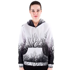 Forest Women s Zipper Hoodie by Brittlevirginclothing