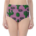 Cactuses 2 High-Waist Bikini Bottoms