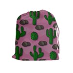 Cactuses 2 Drawstring Pouches (Extra Large)