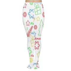 Simple Christmas Pattern Women s Tights