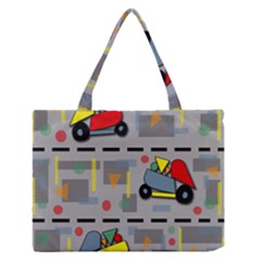 Toy Cars Medium Zipper Tote Bag by Valentinaart