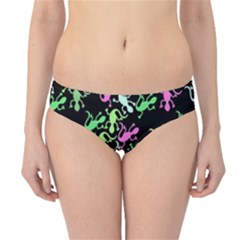 Playful Lizards Pattern Hipster Bikini Bottoms by Valentinaart