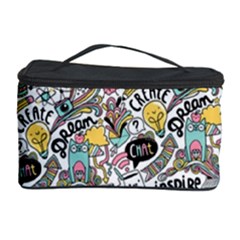 Communication Web Seamless Pattern Cosmetic Storage Case by kostolom3000shop