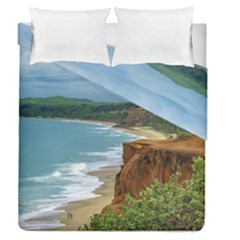 Aerial Seascape Scene Pipa Brazil Duvet Cover Double Side (queen Size) by dflcprints