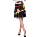 Five yellow fish A-Line Skirt