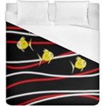 Five yellow fish Duvet Cover (King Size)