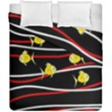 Five yellow fish Duvet Cover Double Side (California King Size) View2