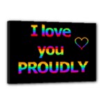 I love you proudly Canvas 18  x 12 