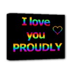 I love you proudly Deluxe Canvas 14  x 11 