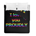 I love you proudly Duvet Cover Double Side (Full/ Double Size)