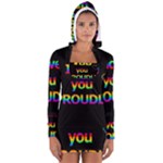 I love you proudly Women s Long Sleeve Hooded T-shirt