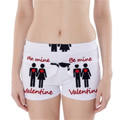 Be Mine Valentine Boyleg Bikini Wrap Bottoms by Valentinaart