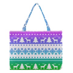 Cute Rainbow Bohemian Medium Tote Bag by Brittlevirginclothing