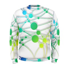 Network Connection Structure Knot Men s Sweatshirt by Amaryn4rt