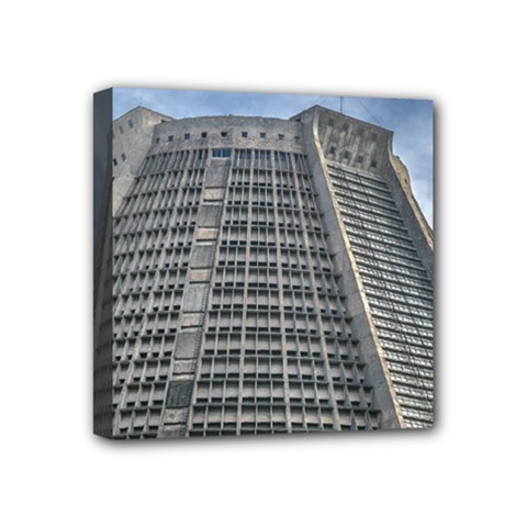 Metropolitan Cathedral Rio De Janeiro Brazil Mini Canvas 4  X 4  by dflcprints