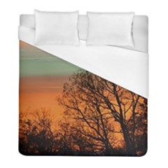 Twilight Sunset Sky Evening Clouds Duvet Cover (full/ Double Size) by Amaryn4rt
