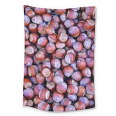 Hazelnuts Nuts Market Brown Nut Large Tapestry by Amaryn4rt