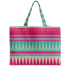 Gorgeous Colorful Pink Bohemian  Medium Tote Bag by Brittlevirginclothing