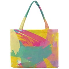 Colorful Paint Brush  Mini Tote Bag by Brittlevirginclothing