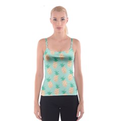 Cute Pineapple Spaghetti Strap Top by Brittlevirginclothing