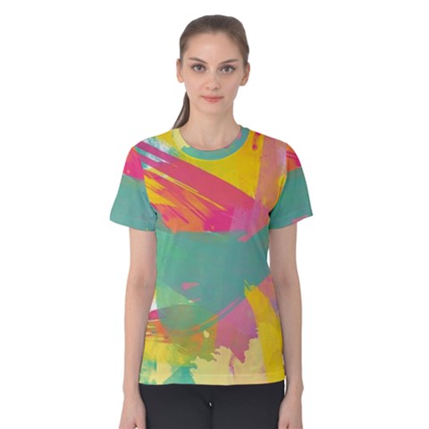 Paint Brush Women s Cotton Tee by Brittlevirginclothing