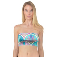 Colorful Lila Toned Mosaic Bandeau Top by Brittlevirginclothing