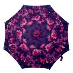 Blurry Flowers Hook Handle Umbrellas (large) by Brittlevirginclothing