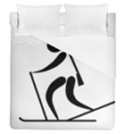 Biathlon Pictogram Duvet Cover (Queen Size)