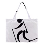 Biathlon Pictogram Medium Tote Bag