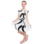 Biathlon Pictogram Kids  Short Sleeve Dress