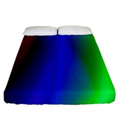 Graphics Gradient Colors Texture Fitted Sheet (california King Size) by Nexatart