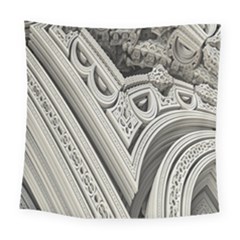 Arches Fractal Chaos Church Arch Square Tapestry (large)