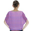 Blue Red Checkered Blouse View2