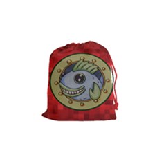 Freshfish Red Drawstring Pouch (small) by TheDean