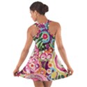 Colorful flower pattern Cotton Racerback Dress View2