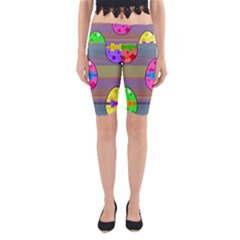 Holidays Occasions Easter Eggs Yoga Cropped Leggings