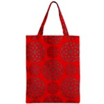 Geometric Circles Seamless Pattern Zipper Classic Tote Bag