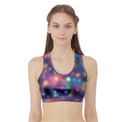 Abstract Background Graphic Design Sports Bra With Border by Nexatart