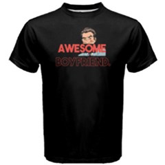 Awesome Boyfriend - Men s Cotton Tee by FunnySaying