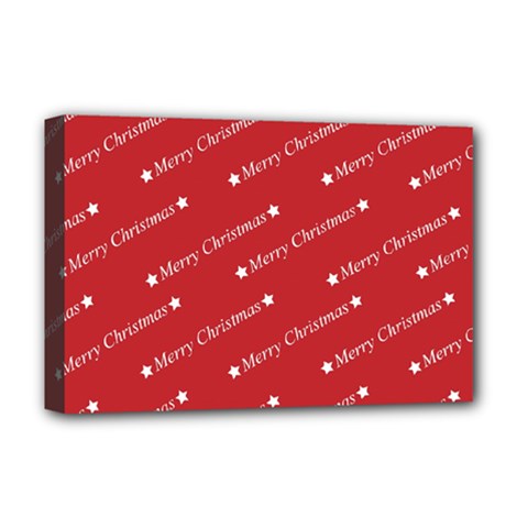 Christmas Paper Background Greeting Deluxe Canvas 18  X 12  