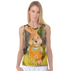 Easter Hare Easter Bunny Women s Basketball Tank Top by Nexatart