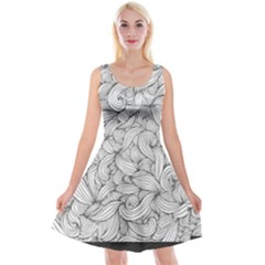 White Knot Dress Bohemian Reversible Velvet Sleeveless Dress by Brittlevirginclothing