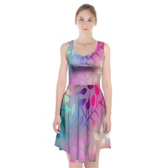 Colorful Leaves Racerback Midi Dress by Brittlevirginclothing