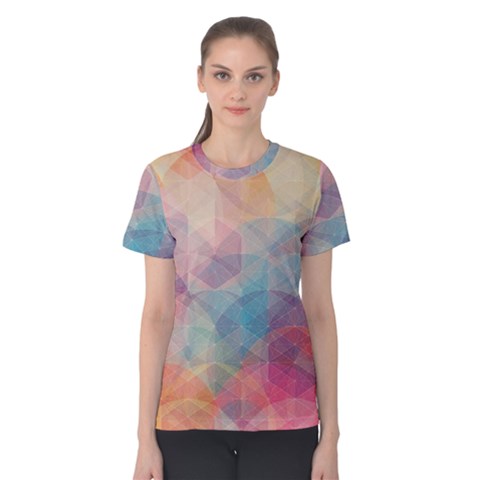 Colorful Light Women s Cotton Tee by Brittlevirginclothing