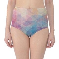 Colorful Light High-waist Bikini Bottoms by Brittlevirginclothing