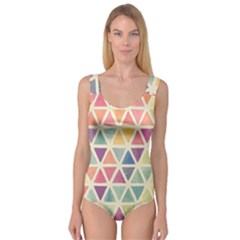 Colorful Triangle Princess Tank Leotard  by Brittlevirginclothing