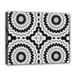 Pattern Tile Seamless Design Canvas 14  x 11 