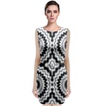 Pattern Tile Seamless Design Classic Sleeveless Midi Dress